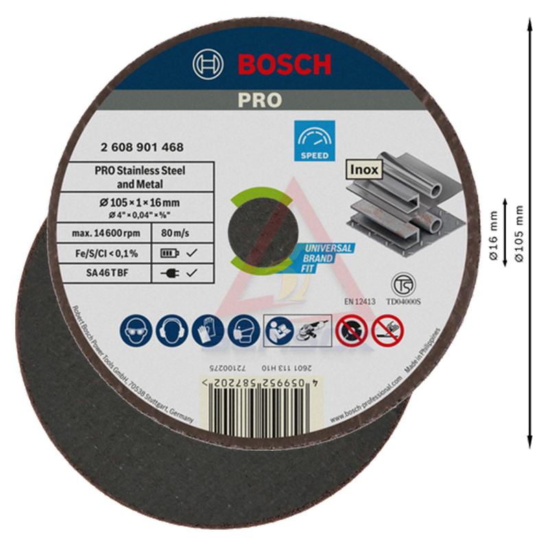ផ្លៃកាត់ដែក 1​00មម BOSCH Cutting Wheel
